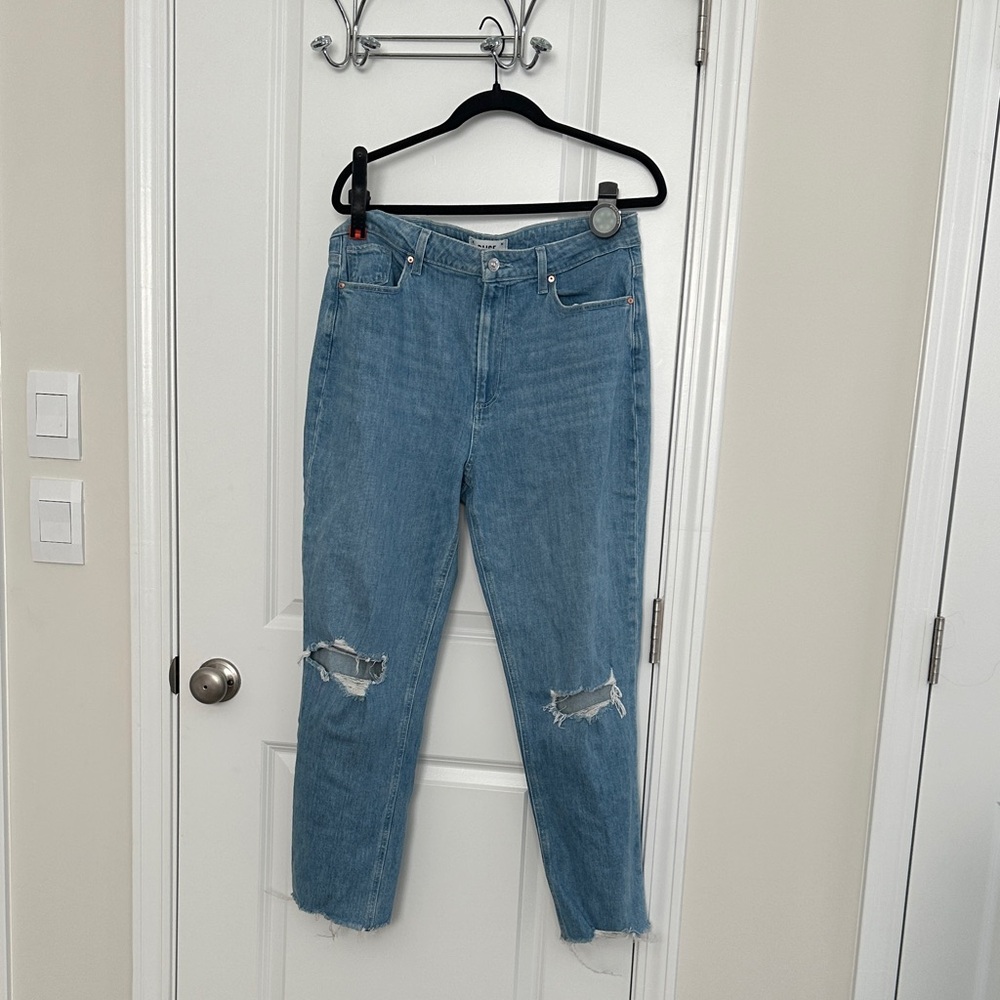 Classic Blue Distressed Women's Jeans
